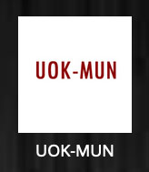 Logo of UOK MUN