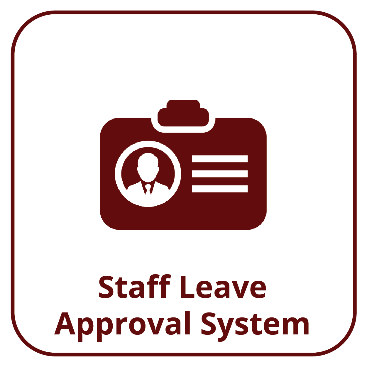 Button of Staff Leave AS